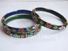 Bracele 36 pièces / lot avec design de fleur bracelets de manche de mode Cuff Cloisonne