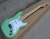 Green Plant with Maple Neck Electric Guitar Custom and Bugs White Pickguard Materials of Chromium offers Personalized5540454