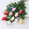 Decorative Flowers 10Pc Feeling Moisturizing Rose Flower Bud Artificial Lover Home Decoration Valentine's Day Gift Wedding Bouquet