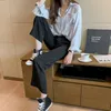 Hemden Frauen S3XL Einfache Bürodame Taschen Taschen Solid Summer Formal Female Allmatch Vintage Korean Camisa Modememtemperament 240407