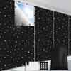 Fönster klistermärken bärbar stjärna månmönster blackout gardin set för reseskugga avtagbar ingen borrljus UV block täcker rum sovrum