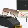 Lunettes de soleil de créateurs pour femmes pour femmes PRD Round Fashion Gold Frame Glass Lens Lens pour homme femme avec boîtes originales Boîtes Couleur mélangée