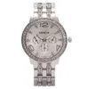 Diamond Fashion Three Eye Digital Women's Quartz Watch Wristwatch