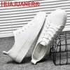 Chaussures décontractées en cuir authentique pour hommes baskets mode homme noir blanc lacet up mâle lointain marchand de mocassins de haute qualité hommes