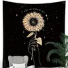 Tapestries Wall Art Tapestry Tapestry Interior Sunflower Painting Decor voor kamerdecoratie wallpapers jaar esthetisch huis y2k