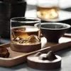 Kieliszki do wina 5 uncji kieliszek górski z drewnianą herbatą dolną whisky japońska domowa kubek drewniany prezent