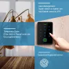 Knappsatser WSDCAM WiFi Door Access Control Tuya Smart RFID Keyboard Controller Waterproof Fingerprint Password Lock Remote Unlock