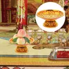 Schalen Gott Reichtum bieten vielseitige Teller Mehrzweck-Obst-Aufbewahrungsschale Plastikschale Behälter Tempel Cupcake