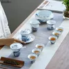 Cups Saucers NOOLIM Hand Painted Auspicious Arowana Ceramic Small Teacup Home Drinkware Office Tea Set Handmade Master