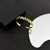 Designer Woman Men Chanells Bangle Luxury Fashion Brand LETTER C BRACELETS Femmes Bracelet Open Bijoux Gold Gift CcLes Cclies 7556