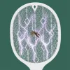 Zappers Electric Mosquito Killer 2IN1 Fly Swatter Trap Electric Mosquito Swatter USB ładowna Rakieta Rakieta muchowa zapaże