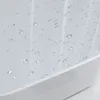 Duschvorhänge Badezimmer Vorhang Halbkreis Stange PVC transparent rostfeste Haken Luxus Peva Long 78 Zoll Küste