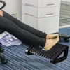Badmattor under skrivbordens bord justerbara 6 höjder ergonomiska fotpallar med massage för hemmakontorets resor