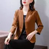 Costumes féminins 2024 Blazer Fashion Single Button Bureau Business Business Business Spring Automne Femmes décontractées Elegant Slim Lady Suit Couss