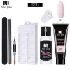 Trimmer Nee Jolie Manicure Solid State Extension Glue Set Extension Glue Nail Mold Double Ended Pen Smooth Liquid Clip Polishing Strip