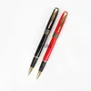 Fountain Pens 0.5mm Metal Ball Pen Black Red Business Gift Advertising Creative Signature H240423