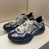 أحذية Men's G Family Family Dad Old Flower Blue Blue Sole Eleved Aleved Sweet Sneakers