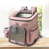 Cat Carriers Crates Hies Large L Cat Torba dwa plecaki Duża pojemność PET Outdoor Pet Supedble Plecak H240407