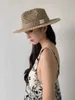 Breda Brim Hats Bucket Fashionable Summer Panama Jazz Fedora Hat Designer utomhus Casual Beach Högkvalitativ sombrero Mujer Playa Q240403