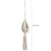 Гобелена Boho Macrame Decor Derustic Flanter Holder Plant Plant Plant Flower Waven Basket