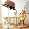 JABITLY WOSAKY NISHE Design Ornament Display Rack Acryl INS WIG Baseball Hat Hat Stand Cap Uchwyt czapki