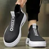 Casual Shoes Herren 2024 Trend alle Match -Slips an Turnschuhen für Männer dicker alleiner atmungsaktiver Luftkissen Sportbrett