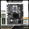 Cartes mères Kit de carte mère Jingsha X58 avec CPU X5650 X5650 et 8 Go = 2x4GB DDR3 ECC RAM RAM LGA 1366 X58 Double canaux Mobo PCIe X16 SATA USB