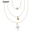 WTJN109 DAMI MODA MODA TRIPLE WARTORY DHOK KOKURA MOSSMAKE ZŁOTA Brass Cain Pearl Shell As Prezent 240407