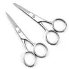 2024 professional 440c 4 inch small hair scissors makeup nose trimmer cutting barber makas eyebrow shears hairdressing scissors - for