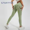 Qinactive Leggings Женщины для тренажерного зала с карманными леггинами йога -брюки Фитнес -колготки с высокой талией для женской одежды 240402