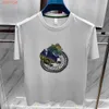 2024 Ny T-shirtdesigner Tshirt Luxury Herr T-shirt Svartvita bokstäver Bomull