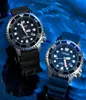 2023 Nya lyxmärke Sports Diving Watch Silicone Luminous Men039s Watch BN0150 Eco Driven Series Black Dial Quartz Watch2653866