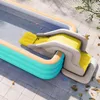 Slide de piscina inflável para crianças divertidas ao ar livre anti-tipping parque de água slides de brinquedo verão lâminas de água infladas para piscina 240403