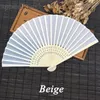 Decorative Figurines 10pcs Fashion Creative Gift Pink Red Black Beige White Polyester Fans Party Decoration Mariage Pour Salle