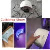 Pac elevina sunuv sun9c mais 36W UV LED LED LED UNIGHER LUBLEGRA DE GEL LUBLEGRA DE UNIDADE PROncha lâmpadas para unhas Perfeita solução de secagem ao polegar