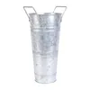 Vasos da sala de jantar Decoração Tin Flor Bucket Cama simulada Criativo Vaso forjado Vaso Artístico Retro Decorativo Ferro