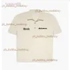 Rhude Shirts Designer Shorts Men Sumer Rhude x McLaren Letra bordada Tamarda de lapela bordada versátil Camise de algodão casual de alta qualidade 985