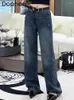 Dames jeans zware industrie sterrenhemel met diamanten rechte poten broek broek