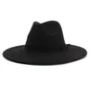 10cm Big Brim Suede Top Hat Jazz Fedora Hats Fascinators for Women Elegant Party Wedding Designer Felt Cap Men Dress Hats