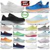 Running Shoes Clifton 9 Bondi 8 Dames Mens Black Wit Cloud Blue Coral Peach Harbor Mist Dames Sport Trainers Sneakers