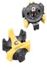 Designer bedårande 28st Black Yellow Easy Replacement Spikes Cleats Populära klassiska golfskor spikar unik design7748265