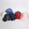 Ball Caps Maokwee Ponytail Baseball Hat Womens Rabbit ajusté en désordre noir rose rose Coton Coton Boucle d'été Q240403