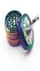 Rainbow Grinder Generic 4 Layer Rainbow Spice Grinder Herb Grinder Spice Mill 4 Piecer kryddor med handtag 63mm5828541