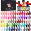 Kits Limegirl Gel Nagellack Set 60/40/24 Farben halb dauerhaft UV -LED -Gel Lack Einweichen Nagel Lacks Basis Decklack