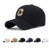 Ball Caps C-shaped Sticker Baseball Cap Retro Polyester Adjustable Sun Hat Trendy Breathable Sunscreen And Shading Outdoor Sports