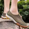 Sıradan Ayakkabı Erkek Spor Ayakkabıları Soafers Yaz Yürüyüş Moda Nefes Alabilir Mesh Flat Zapatillas Hombre Boyut 38-47