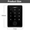 Knappsatser WSDCAM WiFi Door Access Control Tuya Smart RFID Keyboard Controller Waterproof Fingerprint Password Lock Remote Unlock