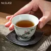 Teaware Sets 2 Pcs/lot Chinese Antique Ceramic Teacup Exquisite Hand Painted Flower Pattern Tea Bowl Coffee Cup Home Set Master