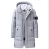 veste de pierre Island Men's Down Winter Long Long Men's Cotton Coat Vestes Down Cotton Veste Factory Sale directe Q36