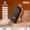 Оптовая крупная экрана Elf Elf Mesii Visual Boxx 15k 16000 Puffs Ondesable E Сигареты 2% 5% никотин Vape Pen 18ml Dual Soter Vapes 16K Puff Bar Vapers Digital